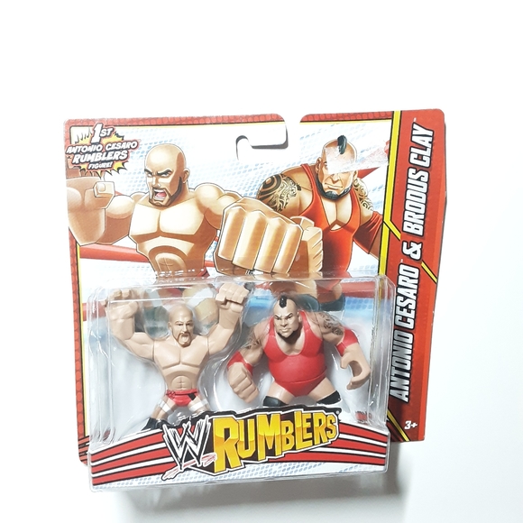 WWE Rumblers Antonio Cesaro & Brodus Clay Wrestling WWF...